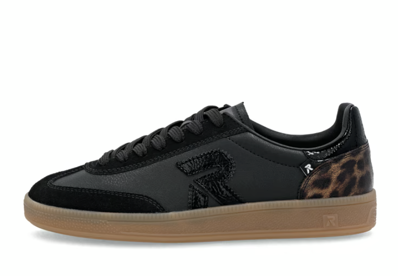 Willow Black Lace up Trainers