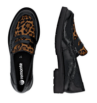 Load image into Gallery viewer, Park Black/print Loafers
