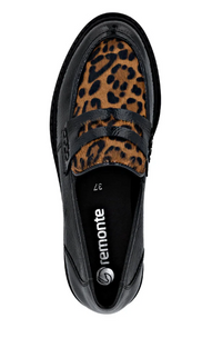 Load image into Gallery viewer, Park Black/print Loafers
