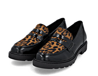 Load image into Gallery viewer, Park Black/print Loafers
