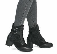 Load image into Gallery viewer, Stanmore Black Lace Ankle Boots

