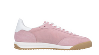 Load image into Gallery viewer, Bloom Pink Lace up Mesh Trainers
