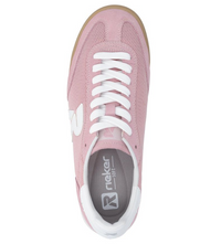 Load image into Gallery viewer, Bloom Pink Lace up Mesh Trainers
