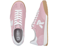 Load image into Gallery viewer, Bloom Pink Lace up Mesh Trainers
