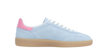Load image into Gallery viewer, Willow Light Blue Lace up Trainers
