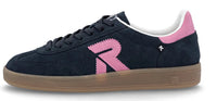 Load image into Gallery viewer, Willow Navy Lace up Trainers
