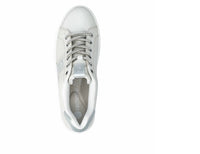 Load image into Gallery viewer, London Silver/White Laced Trainers
