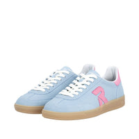 Load image into Gallery viewer, Willow Light Blue Lace up Trainers
