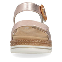 Load image into Gallery viewer, Tornell Rose Gold Sandals
