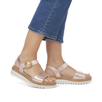 Load image into Gallery viewer, Tornell Rose Gold Sandals
