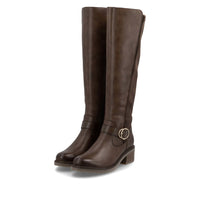 Load image into Gallery viewer, Falcon Brown Knee High Winter Boots
