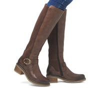 Load image into Gallery viewer, Falcon Brown Knee High Winter Boots
