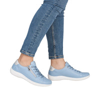 Load image into Gallery viewer, Lexi Light Blue Leather
