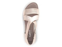 Load image into Gallery viewer, Promise Metallic Gold Sandals
