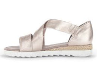 Load image into Gallery viewer, Promise Metallic Gold Sandals
