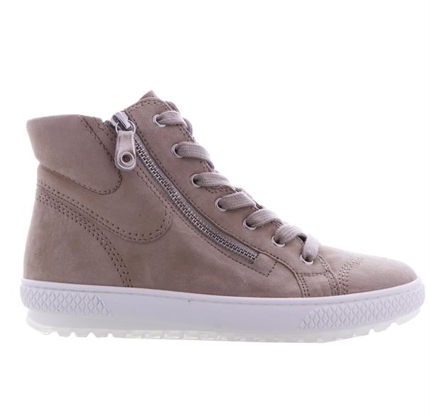 Bulner Taupe Hi Top Trainers