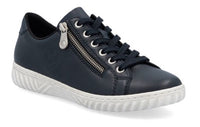 Load image into Gallery viewer, Lexi Navy with white soles Trainers
