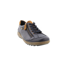 Load image into Gallery viewer, Abigail Navy/Tan Lace Up Shoes
