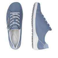 Load image into Gallery viewer, Cardiff Light Blue Laced Trainers
