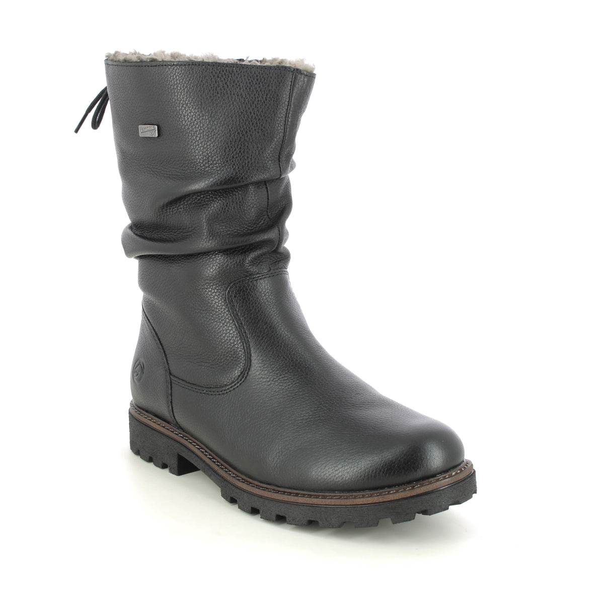 Farringdon Black Lace Ankle Boots
