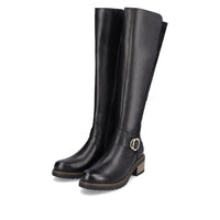 Load image into Gallery viewer, Falcon Black Knee High Winter Boots
