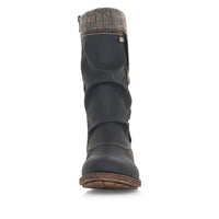 Load image into Gallery viewer, Alexa Black Mid Calf Boots
