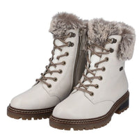 Load image into Gallery viewer, Alpine Off White Ankle Boots
