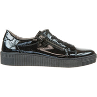 Load image into Gallery viewer, Wisdom Black Patent Lace Ups
