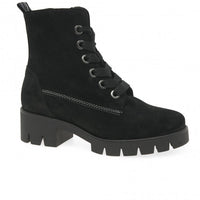 Load image into Gallery viewer, Baccara Black Suede Ankle Boots
