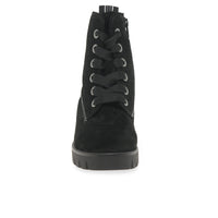Load image into Gallery viewer, Baccara Black Suede Ankle Boots
