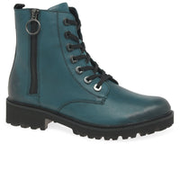Load image into Gallery viewer, Montana Ocean Blue Ankle Boots
