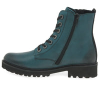 Load image into Gallery viewer, Montana Ocean Blue Ankle Boots
