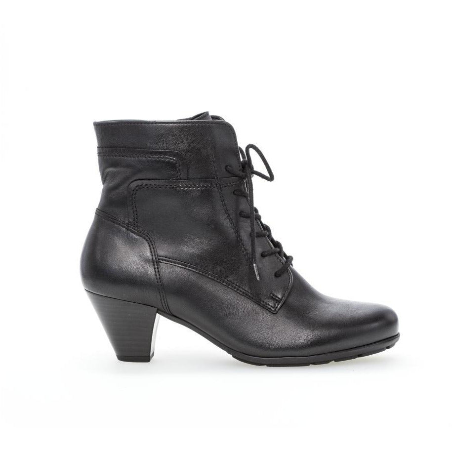 National Black Lace Ankle Boots
