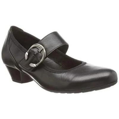 Ousby Black Leather Mary-Janes