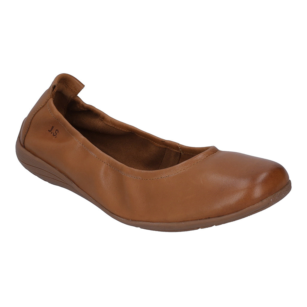 Fenja 01 Brown Slip On Ballet Pumps After 8 Shoes