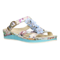 Load image into Gallery viewer, Zoe Blue Sandals
