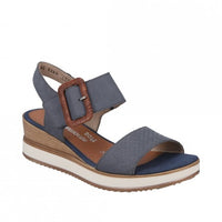 Load image into Gallery viewer, Tahiti Jeans Blue Sandals
