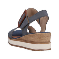 Load image into Gallery viewer, Tahiti Jeans Blue Sandals

