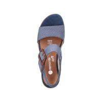 Load image into Gallery viewer, Tahiti Jeans Blue Sandals
