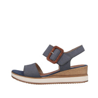 Load image into Gallery viewer, Tahiti Jeans Blue Sandals
