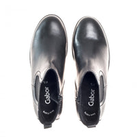 Load image into Gallery viewer, Bodo Black Smooth Leather Ankle Boots
