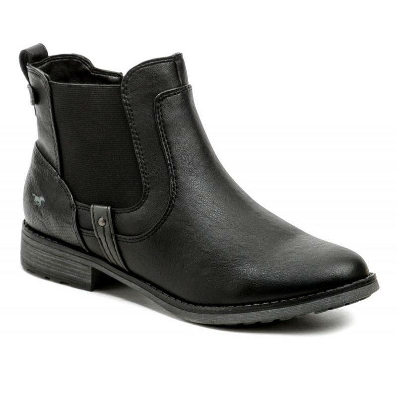 Malta Black Ankle Boots