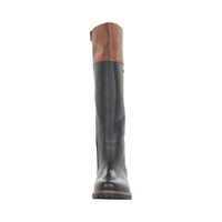 Load image into Gallery viewer, Melany Black Leather Womens Knee High Boots
