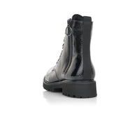 Load image into Gallery viewer, Montana Black Patent Boots Ankle Boots
