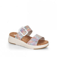 Load image into Gallery viewer, Toku White Multi Sandals
