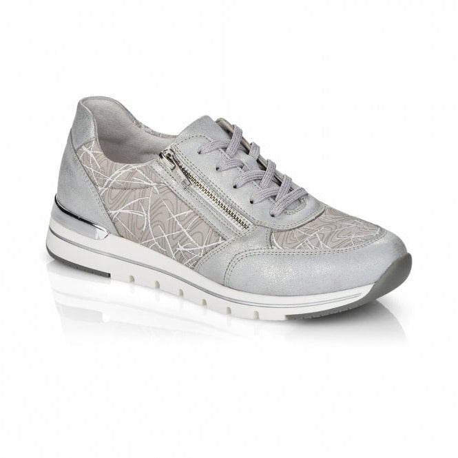 Emma Grey Combination Lace Up Shoes