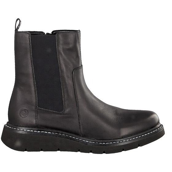 Winter Black Chelsea Style Ankle Boots