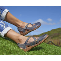 Load image into Gallery viewer, Rosalie 13 Ocean Blue Closed Toe Sandals
