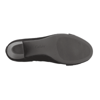 Load image into Gallery viewer, Wallace Black Suede Court Shoes
