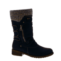 Load image into Gallery viewer, Alexa Black Mid Calf Boots
